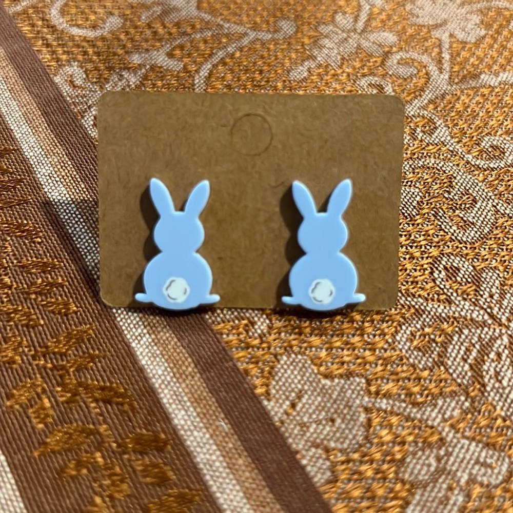 Bunny acrylic earrings